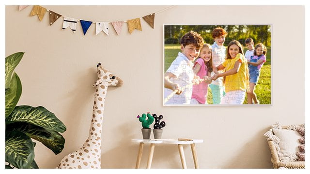 Rám na puzzle