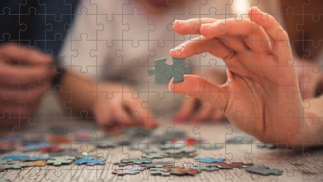 Puzzle podporuje motoriku & vnímání