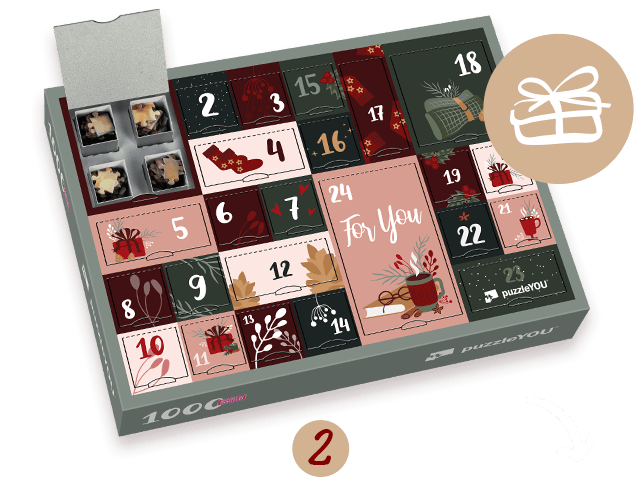 Zábava s puzzle za 24 okénky