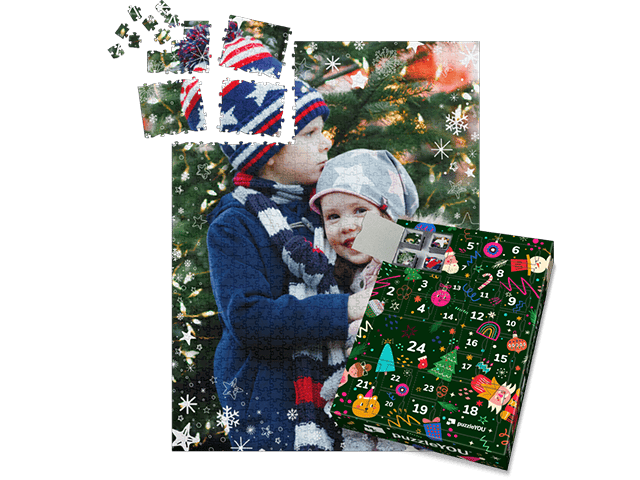 uzzle jako Adventní kalendář pro děti