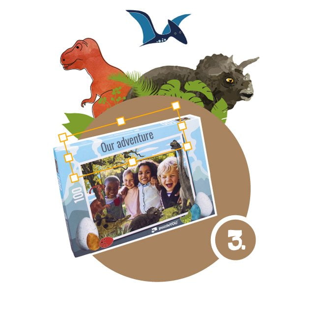 Jak navrhnout dětské puzzle s dinosaury - 3