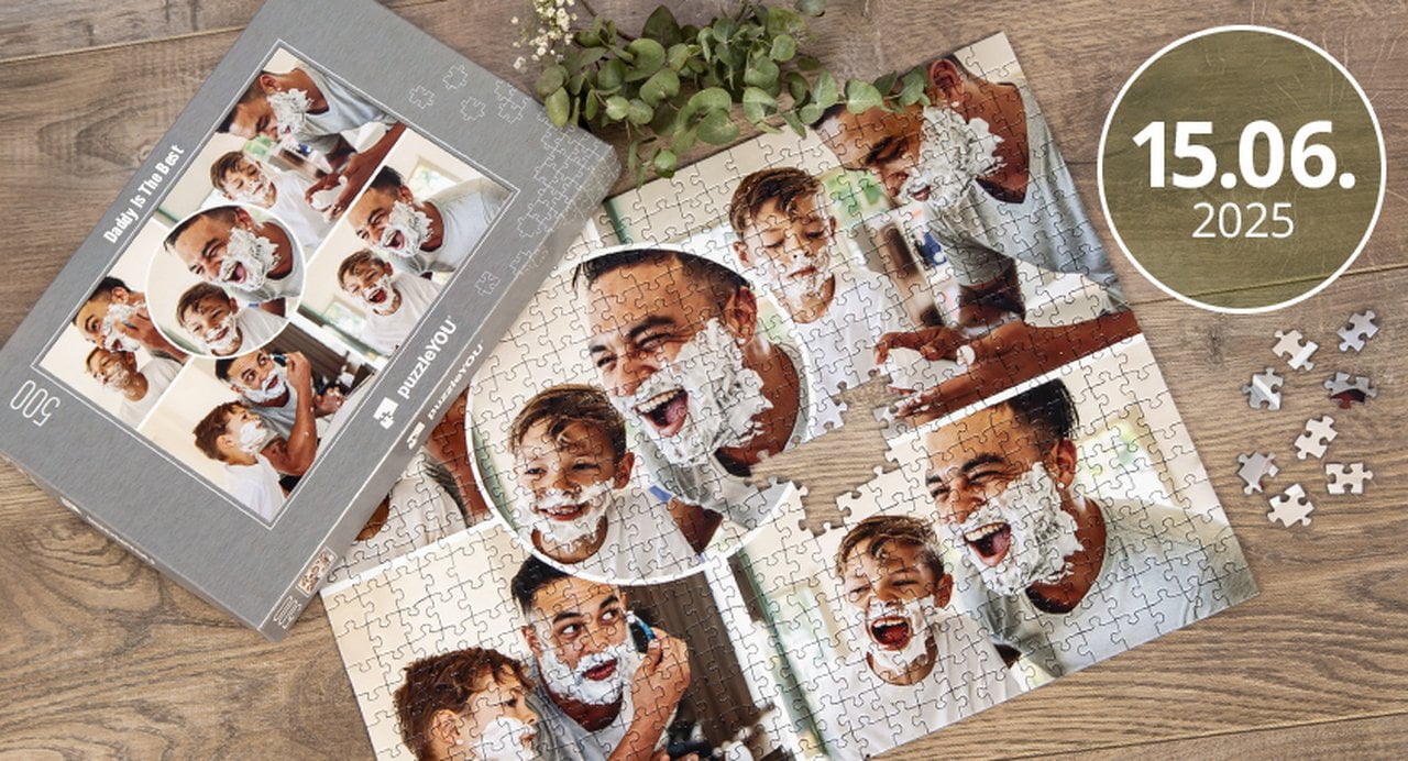 Foto puzzle ke Dni otců