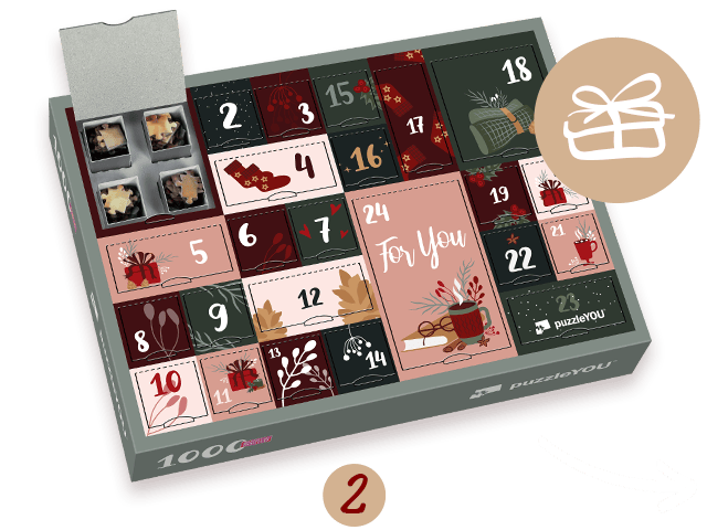 Zábava s puzzle za 24 okénky