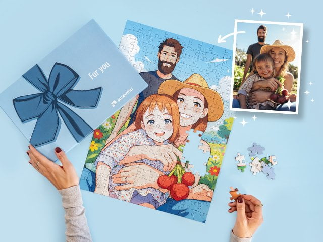 Puzzle z fotky AI Art - Anime