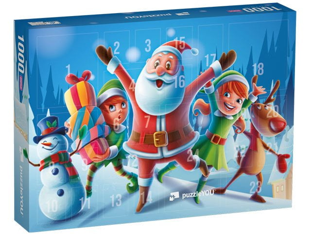Puzzle jako Adventní kalendář pro dět